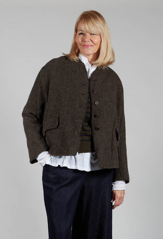 Jacket Vestina in Brown