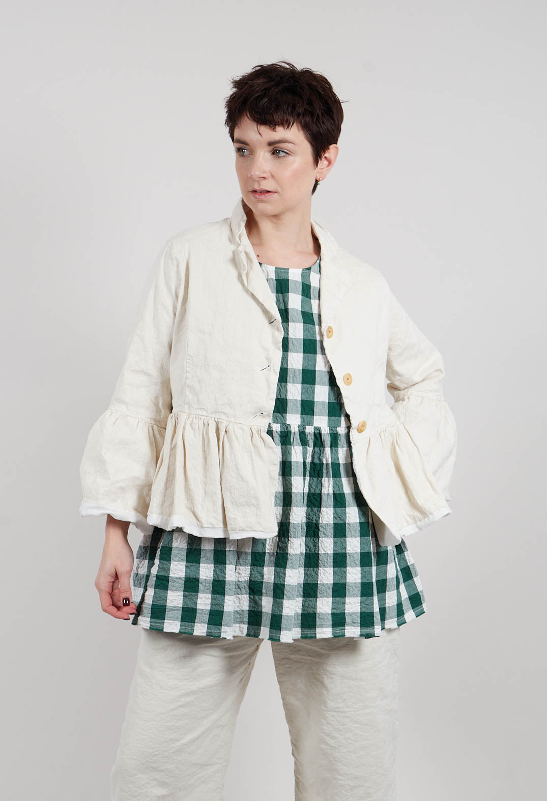 Hannoh Wessel Vanilla Jacket in Natural | Olivia May
