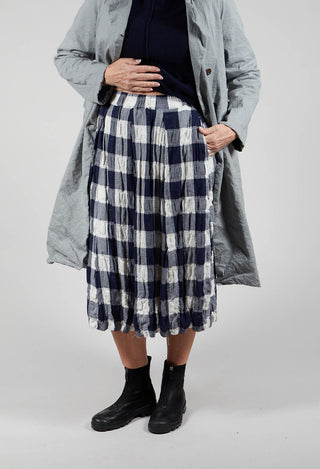 Justin Skirt in Blue Check