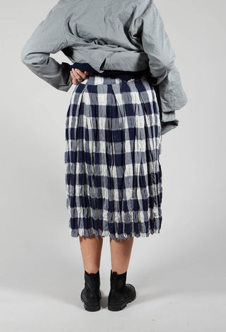 Justin Skirt in Blue Check