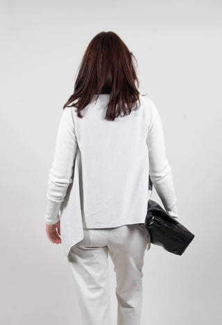 Patterned Cardigan in Grey