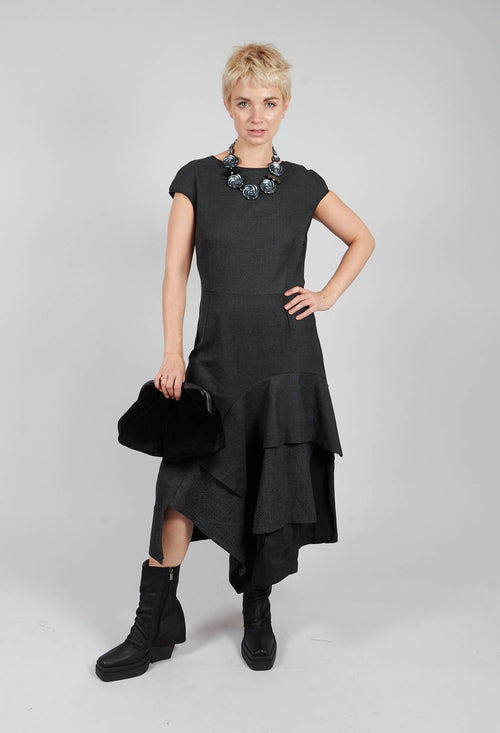 Dress Beca In Grey Black