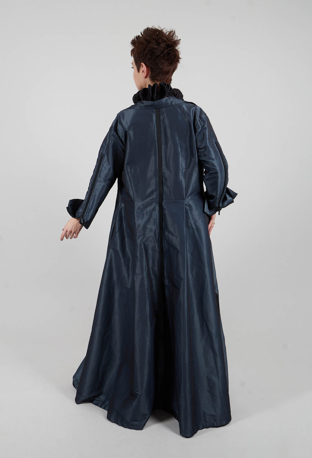 Dress Luiz In Grey Blue