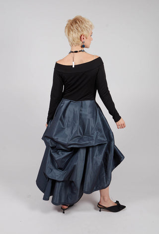 Dress Ftic9 In Black Grey Blue