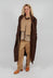 Evening Coat in Original Brown Minature Check