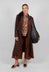 Evening Coat in Original Brown Minature Check