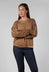Ombre Long Sleeve Top in Original Brown