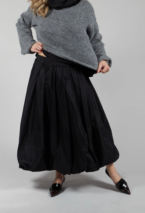 Tulip Shaped Skirt in Black