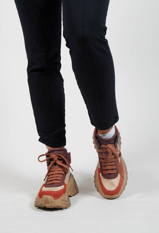 Ankle Lace up Trainers in London Spice