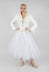 Snow White Long Blazer Tulle