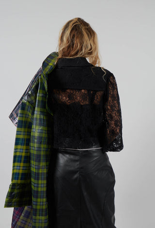 Vintage Lace Crop Shirt