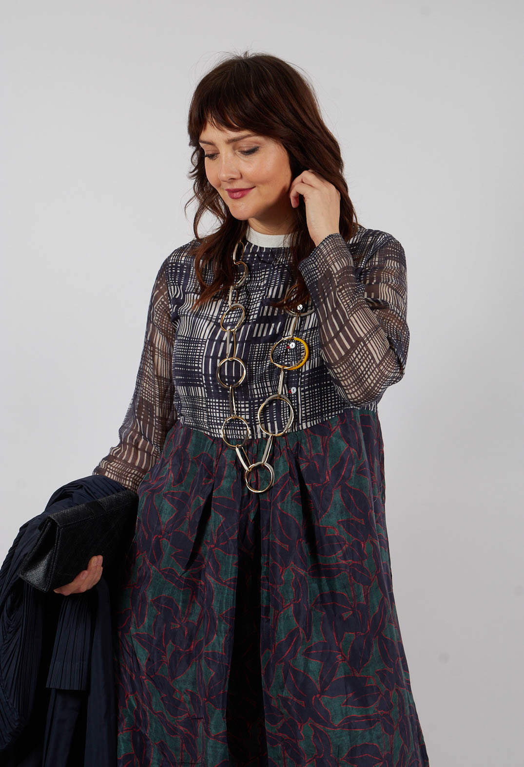 Dress Poem Silver Sympyony in Multicolour 2