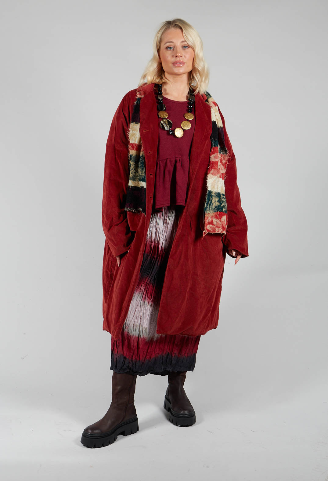 Grundgehn Dress in Ideal Red