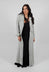 Long Velvet Coat in Pearl
