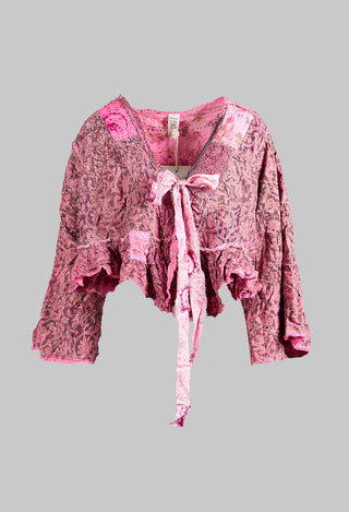 Quilted Lise Lotte Piano Shawl in Pomegranate