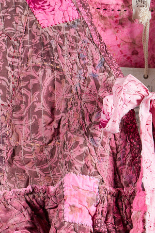 Quilted Lise Lotte Piano Shawl in Pomegranate
