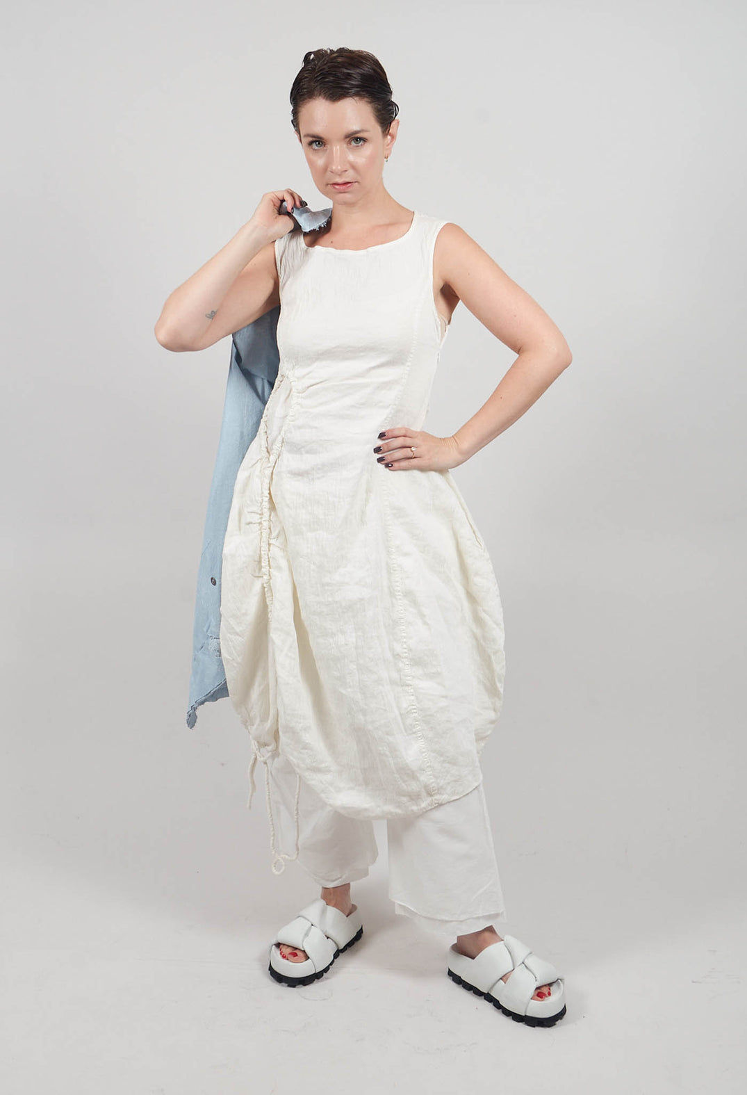 Stitch Smock Dress in Callas