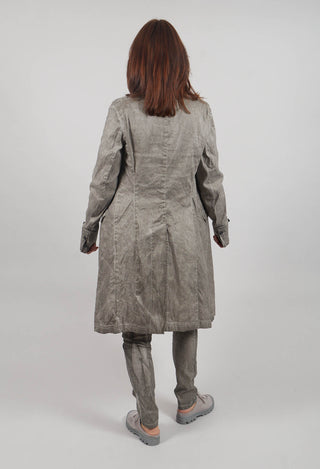 Textured Coat in Hay Cloud