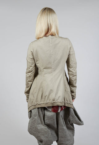Relaxed Jacket in Straw Cloud