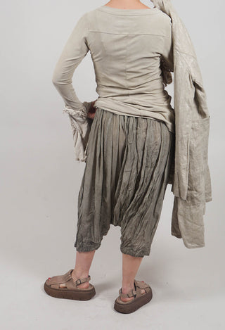 Balloon Trousers in Hay Cloud