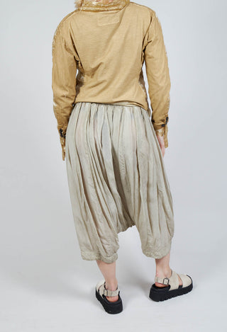 Balloon Trousers in Straw Cloud