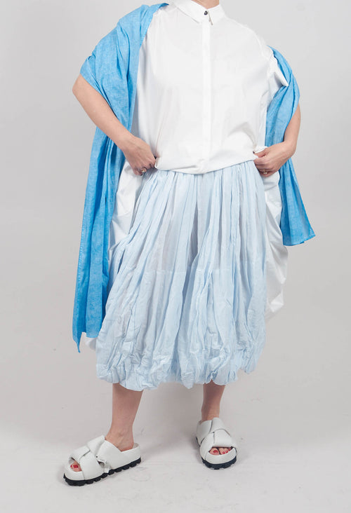 Ruched Balloon Skirt in Enzian 10% Stiff
