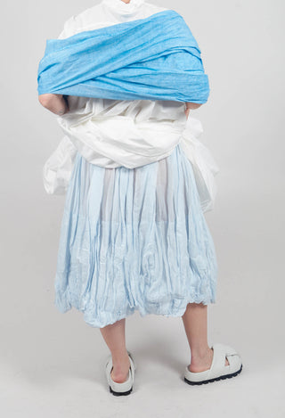 Ruched Balloon Skirt in Enzian 10% Stiff