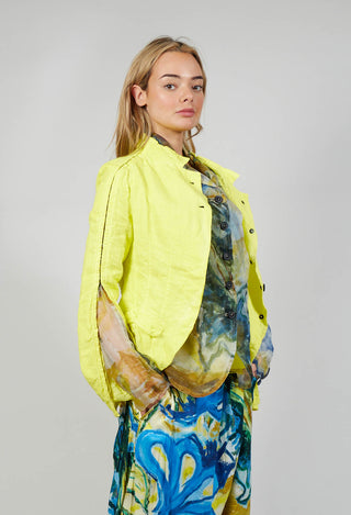 Pinned Sleeve Jacket in Lilly