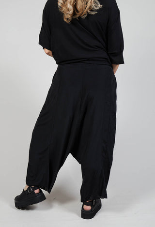 Silk Culottes in Black