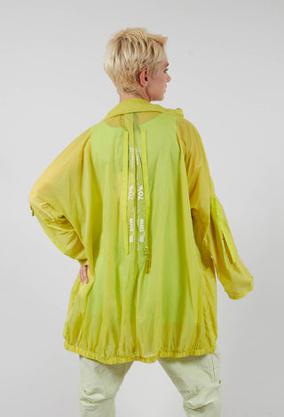 Lightweight Coat with Zip in Sun