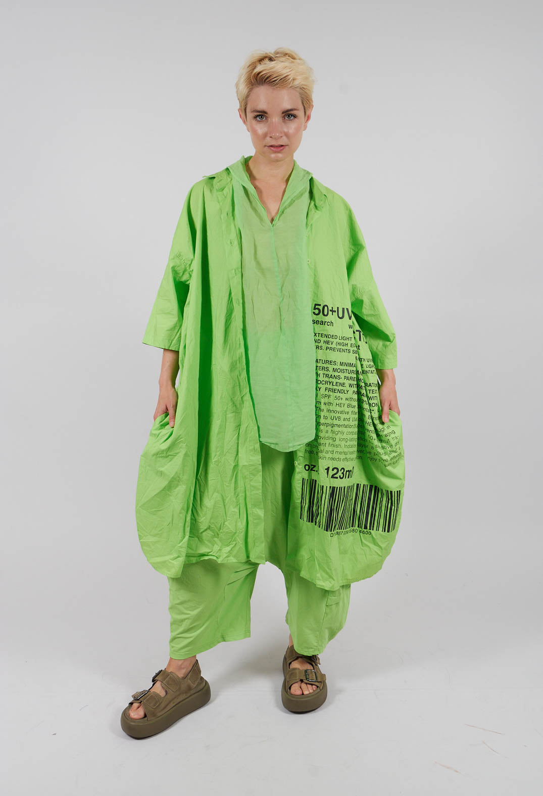 Lightweight Vest Top in Lime