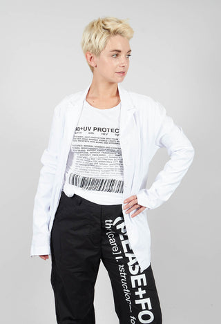 Tailored Jacket in White
