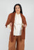 Bubble Sleeve Shirt in Ecru