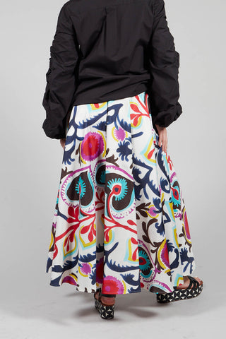 Midi Skirt in Mexico Print