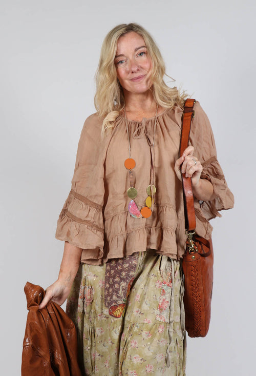 Prairie Blouse in Tulum Sand