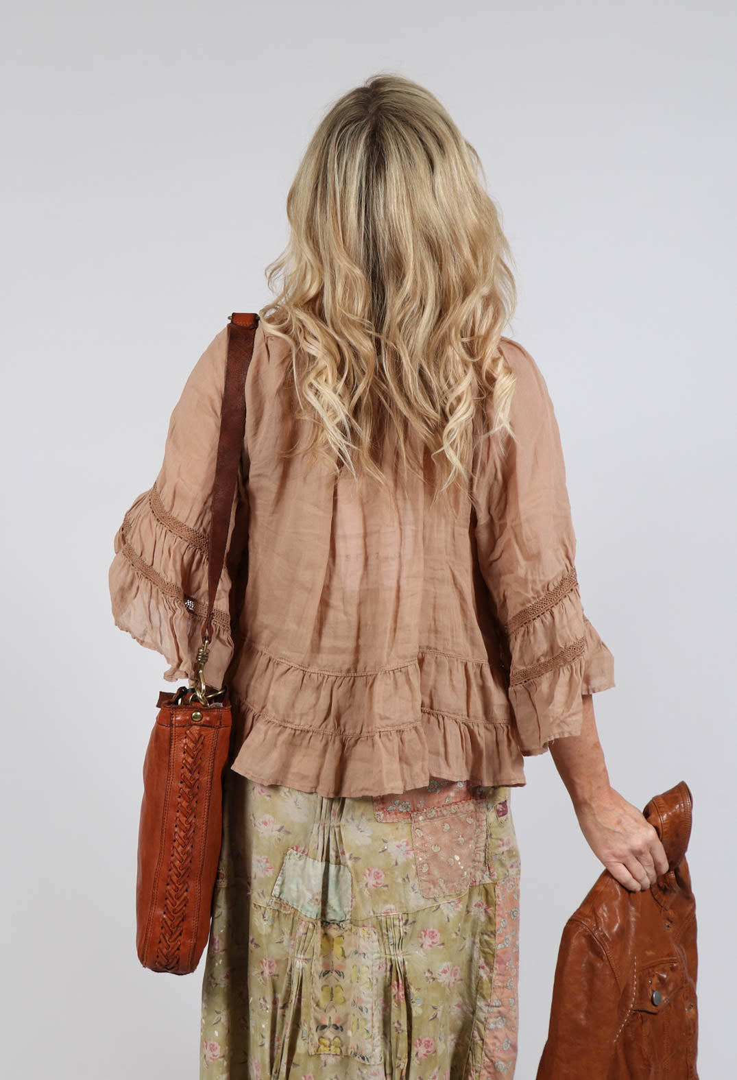 Prairie Blouse in Tulum Sand
