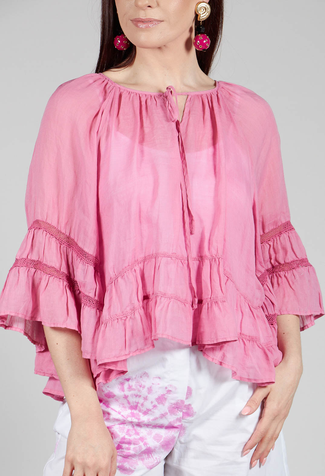 Prairie Blouse in Desert Pink