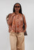 Sleeveless Blouse in Shell Print