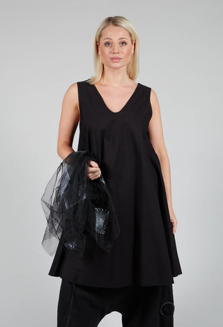 V-Neck Dress in Black
