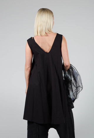 V-Neck Dress in Black