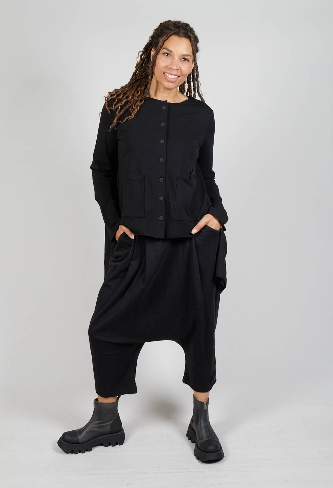 Curtain Jacket in Black