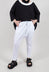 Drop-Crotch Pants in White