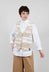 Knitted Waistcoat in Sand and White