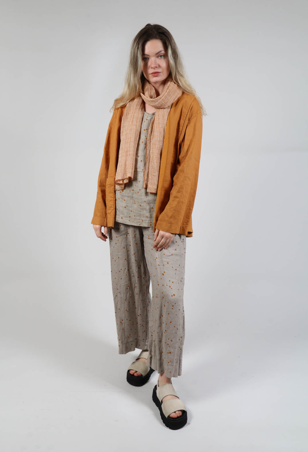 Giove Ls Shirt In Ambra