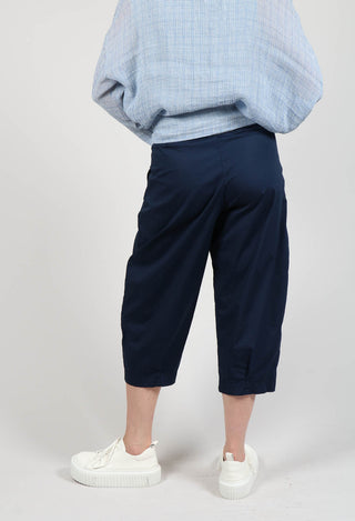 Bianco P Trousers In Blu