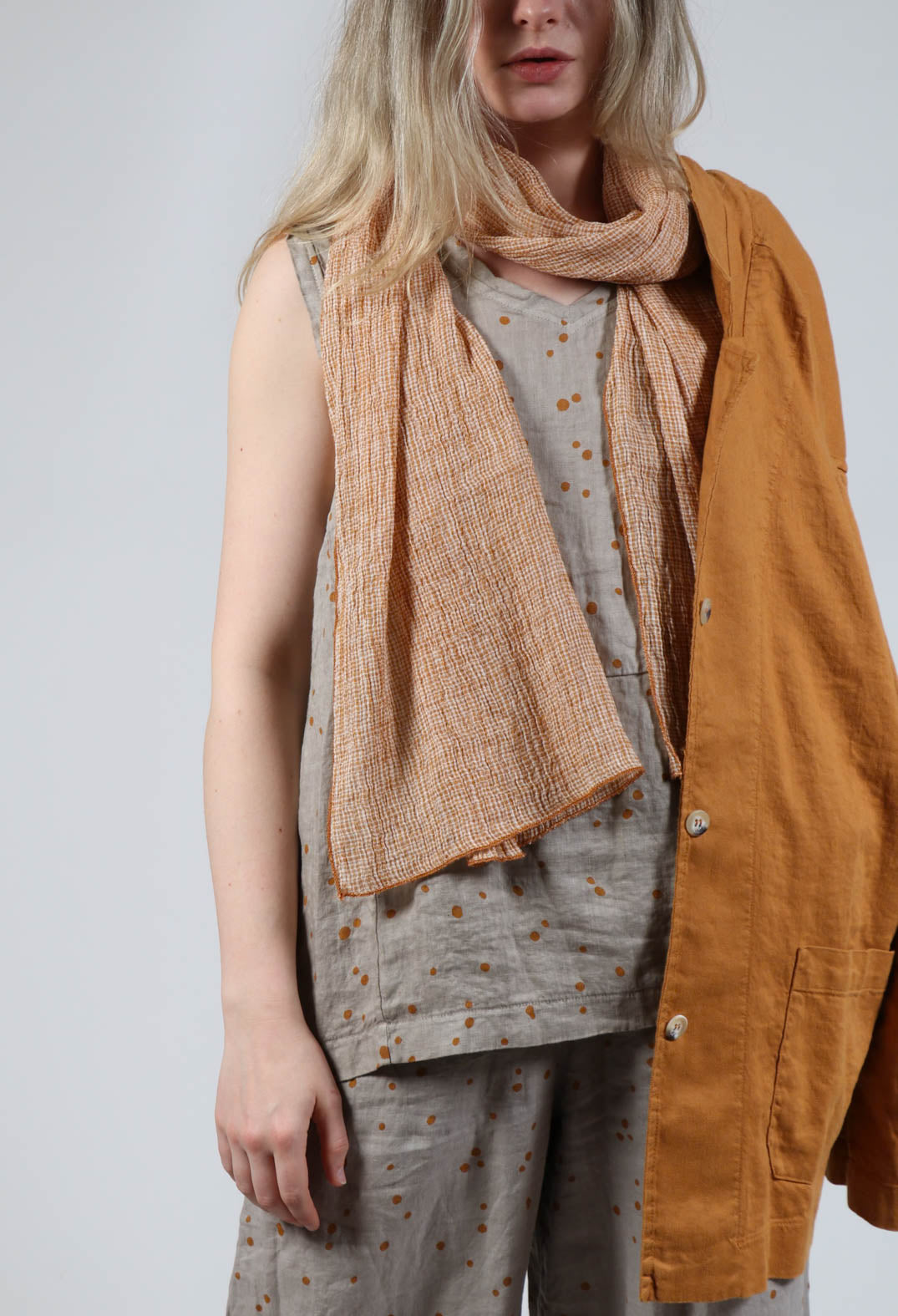 Giove Ls Shirt In Ambra