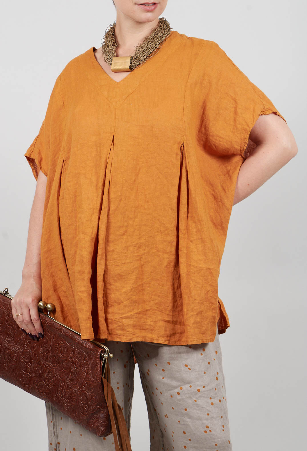 Venere Top In Ambra