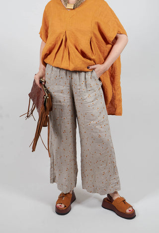Pollo Ls Trousers In Ambra