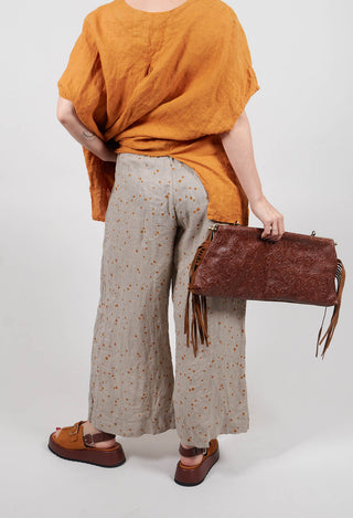 Pollo Ls Trousers In Ambra