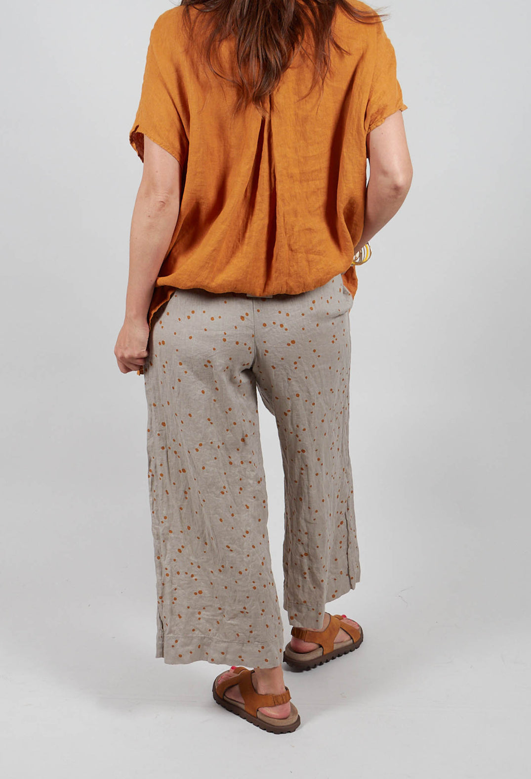 Pollo Ls Trousers In Ambra